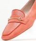 Women Moccasins 24224 Orange Leather Tamaris