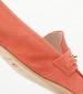 Women Moccasins 24224 Orange Leather Tamaris