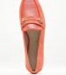 Women Moccasins 24224 Orange Leather Tamaris