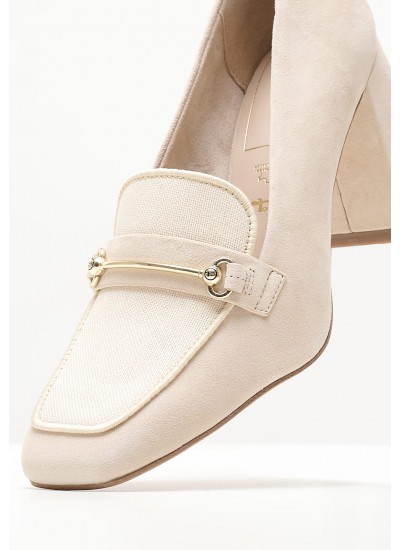 Women Pumps & Peeptoes Low 24413 Beige Buckskin Tamaris