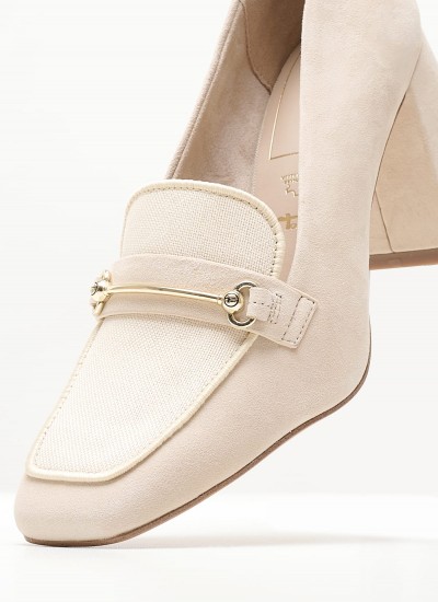 Women Pumps & Peeptoes Low 24413 Beige Buckskin Tamaris