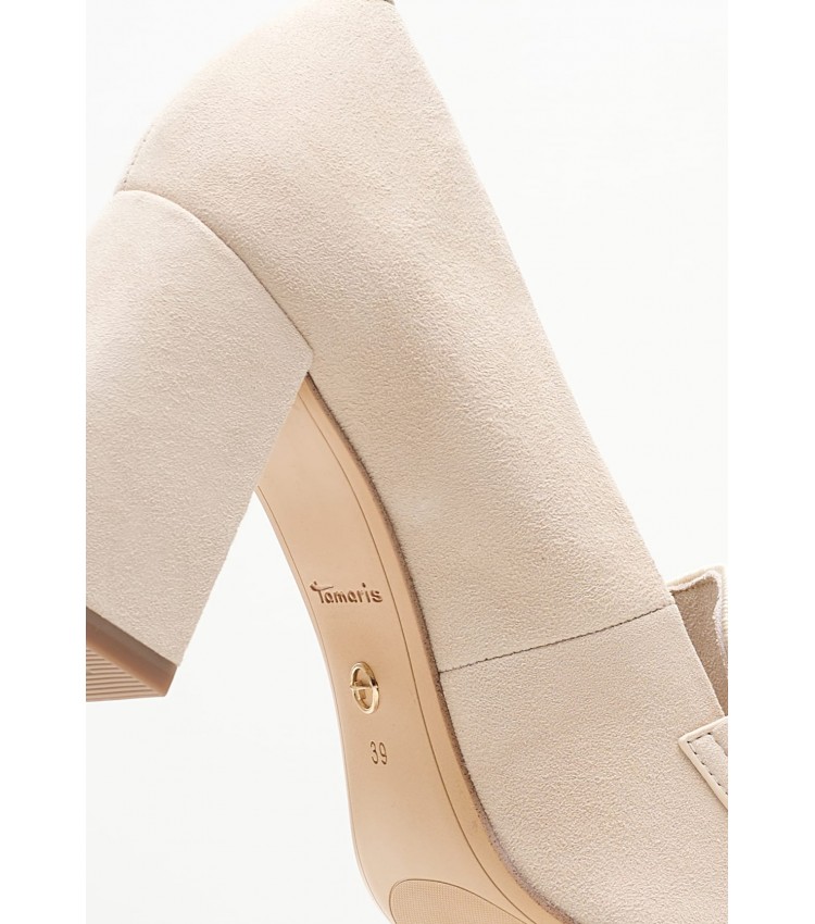 Women Pumps & Peeptoes Low 24413 Beige Buckskin Tamaris