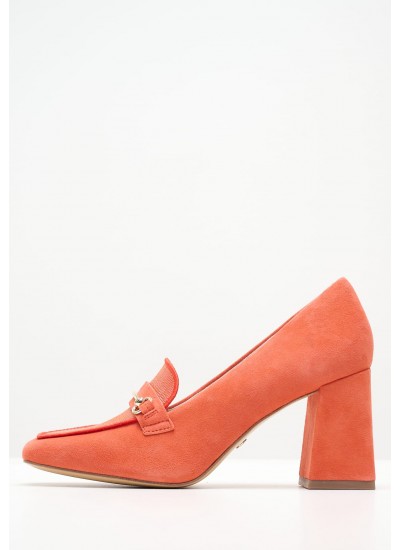 Women Pumps & Peeptoes High 24413 Orange Buckskin Tamaris