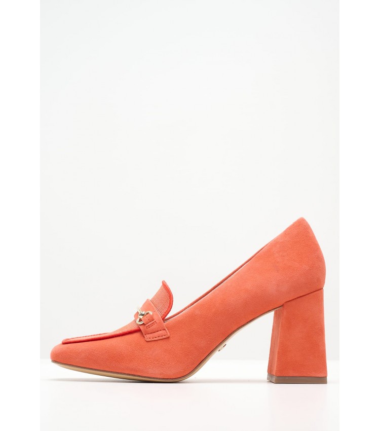 Women Pumps & Peeptoes High 24413 Orange Buckskin Tamaris