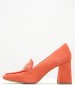 Women Pumps & Peeptoes High 24413 Orange Buckskin Tamaris