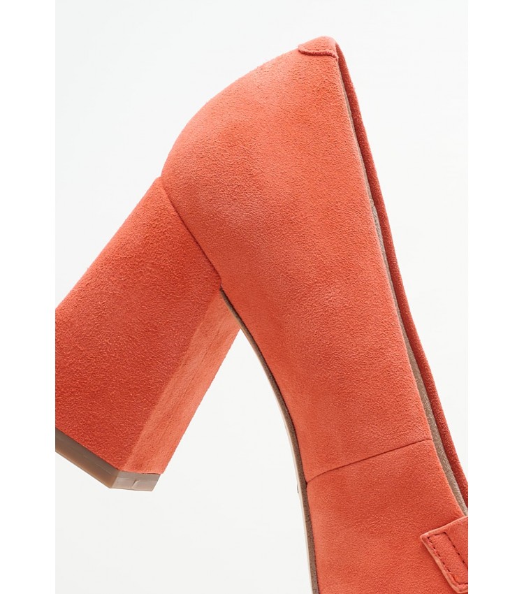 Women Pumps & Peeptoes High 24413 Orange Buckskin Tamaris