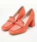 Women Pumps & Peeptoes High 24413 Orange Buckskin Tamaris