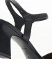 Women Sandals 28005 Black Leather Tamaris