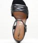 Women Sandals 28005 Black Leather Tamaris