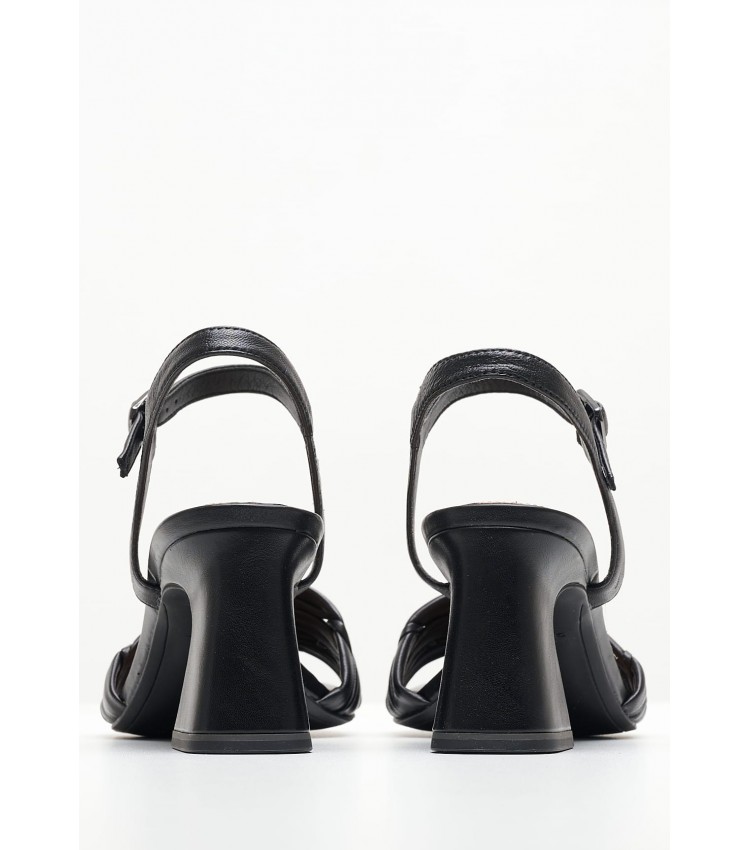 Women Sandals 28005 Black Leather Tamaris