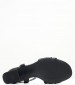 Women Sandals 28005 Black Leather Tamaris