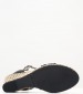 Women Platforms Low 28046 Black Leather Tamaris