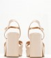 Women Sandals 28051 Beige ECOleather Tamaris