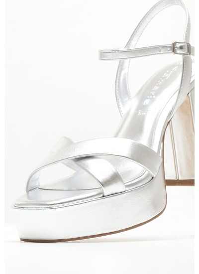 Γυναικεία Παπούτσια Casual Deglitz Άσπρο Glitter Guess