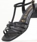 Women Sandals 28223 Black Leather Tamaris