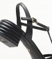 Women Sandals 28223 Black Leather Tamaris