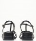 Women Sandals 28223 Black Leather Tamaris