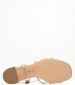 Women Sandals 28236 Gold ECOleather Tamaris