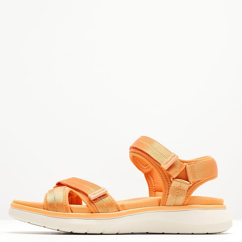 Γυναικεία Flats 28262 Πορτοκαλί Ύφασμα Tamaris