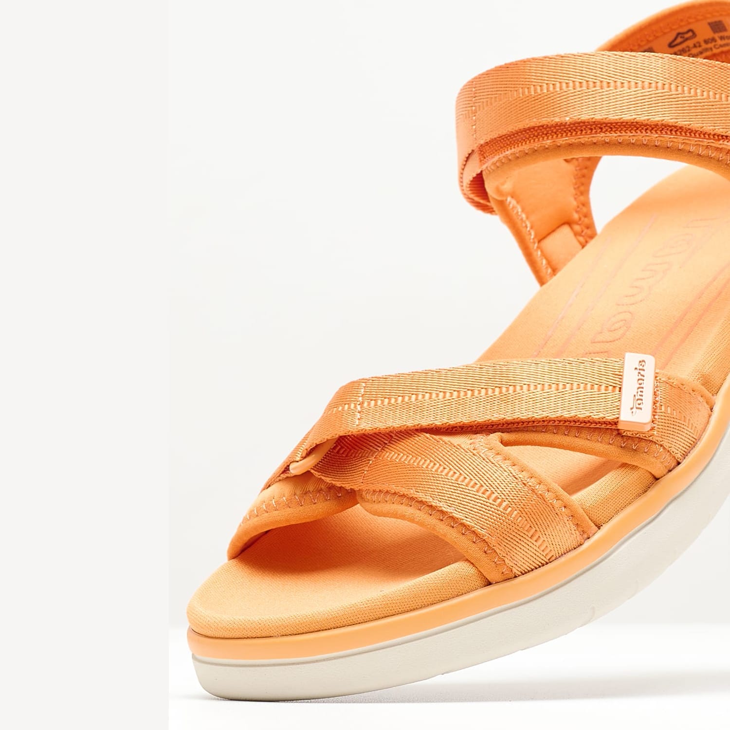 Γυναικεία Flats 28262 Πορτοκαλί Ύφασμα Tamaris