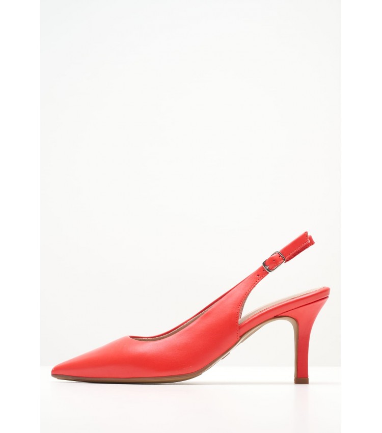 Women Pumps & Peeptoes High 29608 Red Leather Tamaris