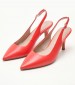 Women Pumps & Peeptoes High 29608 Red Leather Tamaris