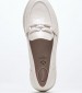 Women Moccasins 84700 Beige Leather Tamaris