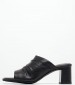 Women Mules 87200 Black Leather Tamaris