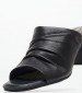 Women Mules 87200 Black Leather Tamaris