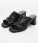 Women Mules 87200 Black Leather Tamaris