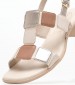 Women Sandals 88203 Beige Leather Tamaris