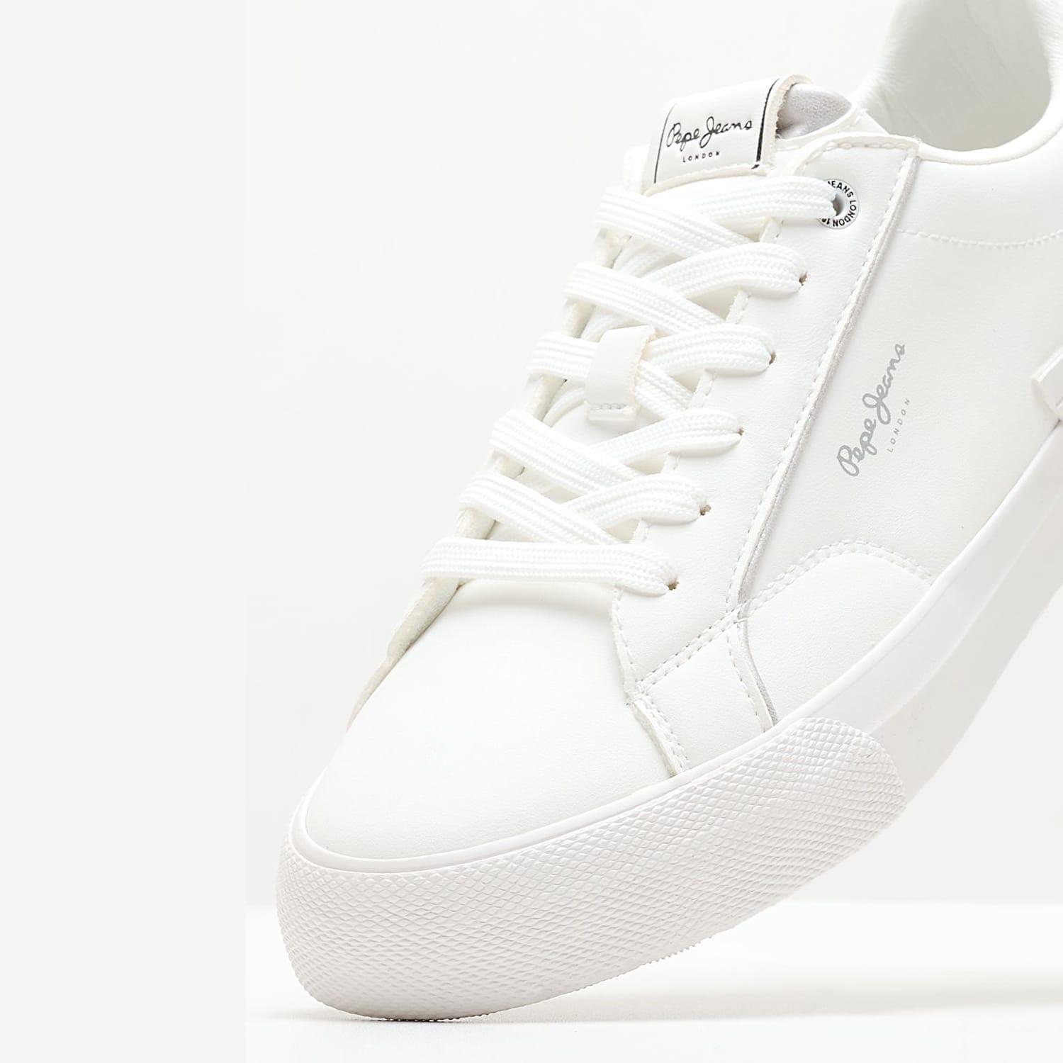 Γυναικεία Παπούτσια Casual Allen.Basic.W Άσπρο ECOleather Pepe Jeans