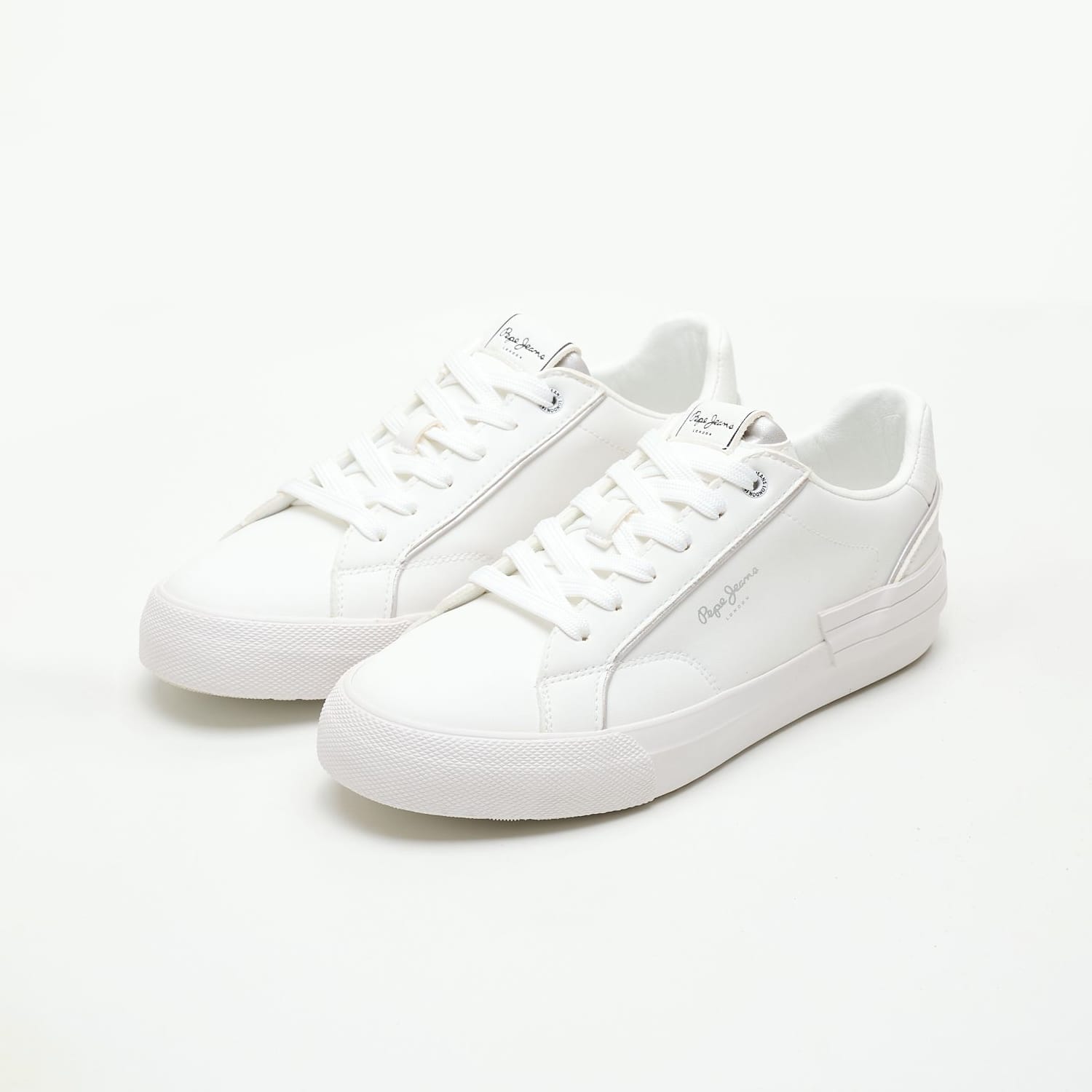 Γυναικεία Παπούτσια Casual Allen.Basic.W Άσπρο ECOleather Pepe Jeans
