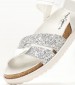 Kids Flip Flops & Sandals Berlin.Cross Silver ECOleather Pepe Jeans