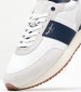 Men Casual Shoes Buster.Tape White Leather Pepe Jeans