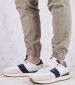 Men Casual Shoes Buster.Tape White Leather Pepe Jeans