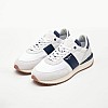 Men Casual Shoes Buster.Tape White Leather Pepe Jeans