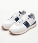 Men Casual Shoes Buster.Tape White Leather Pepe Jeans