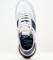 Men Casual Shoes Buster.Tape White Leather Pepe Jeans