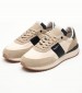 Men Casual Shoes Buster.Tape Beige Leather Pepe Jeans