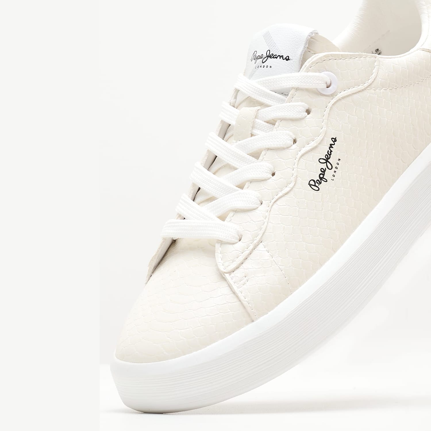 Γυναικεία Παπούτσια Casual Dobbie.Fenix Άσπρο ECOleather Pepe Jeans