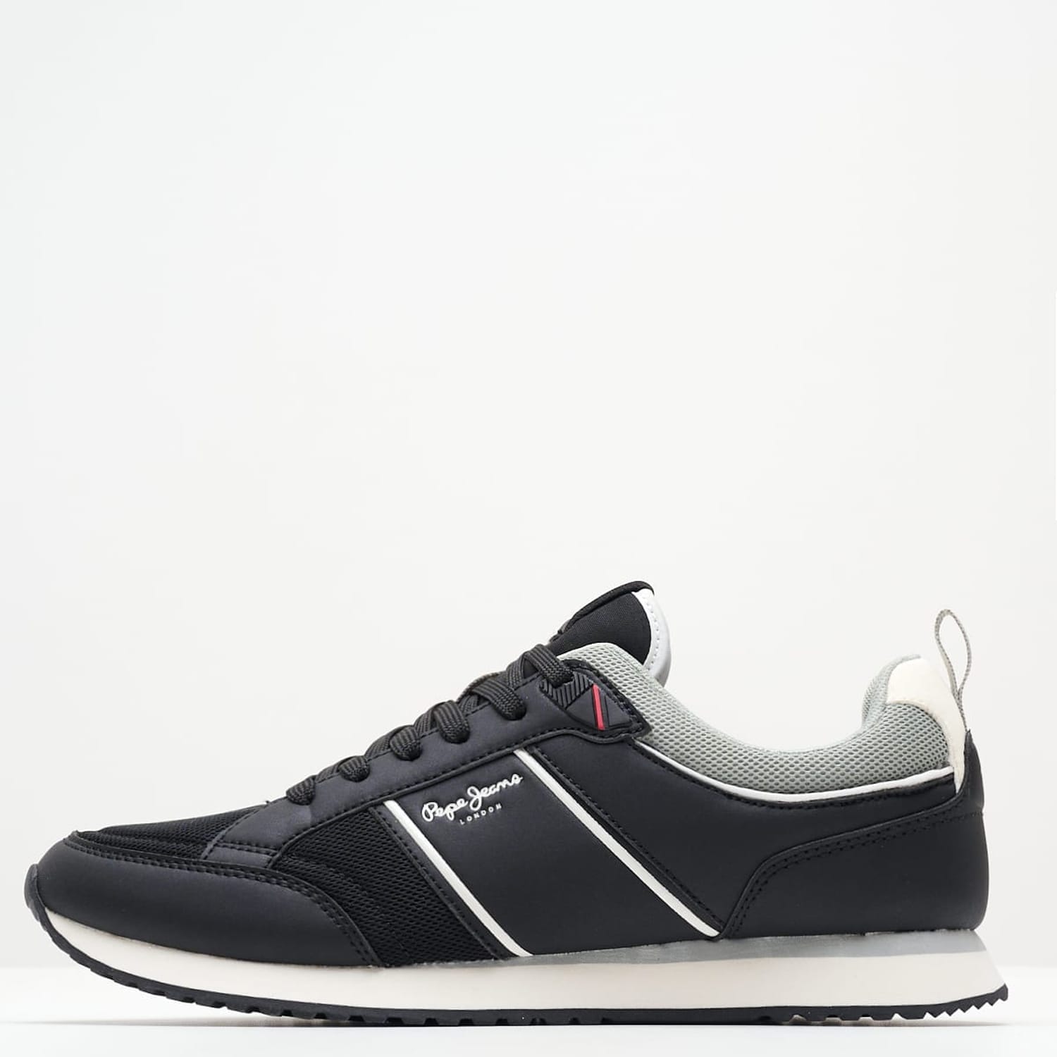 Ανδρικά Παπούτσια Casual Dublin.Brand Μαύρο ECOleather Pepe Jeans