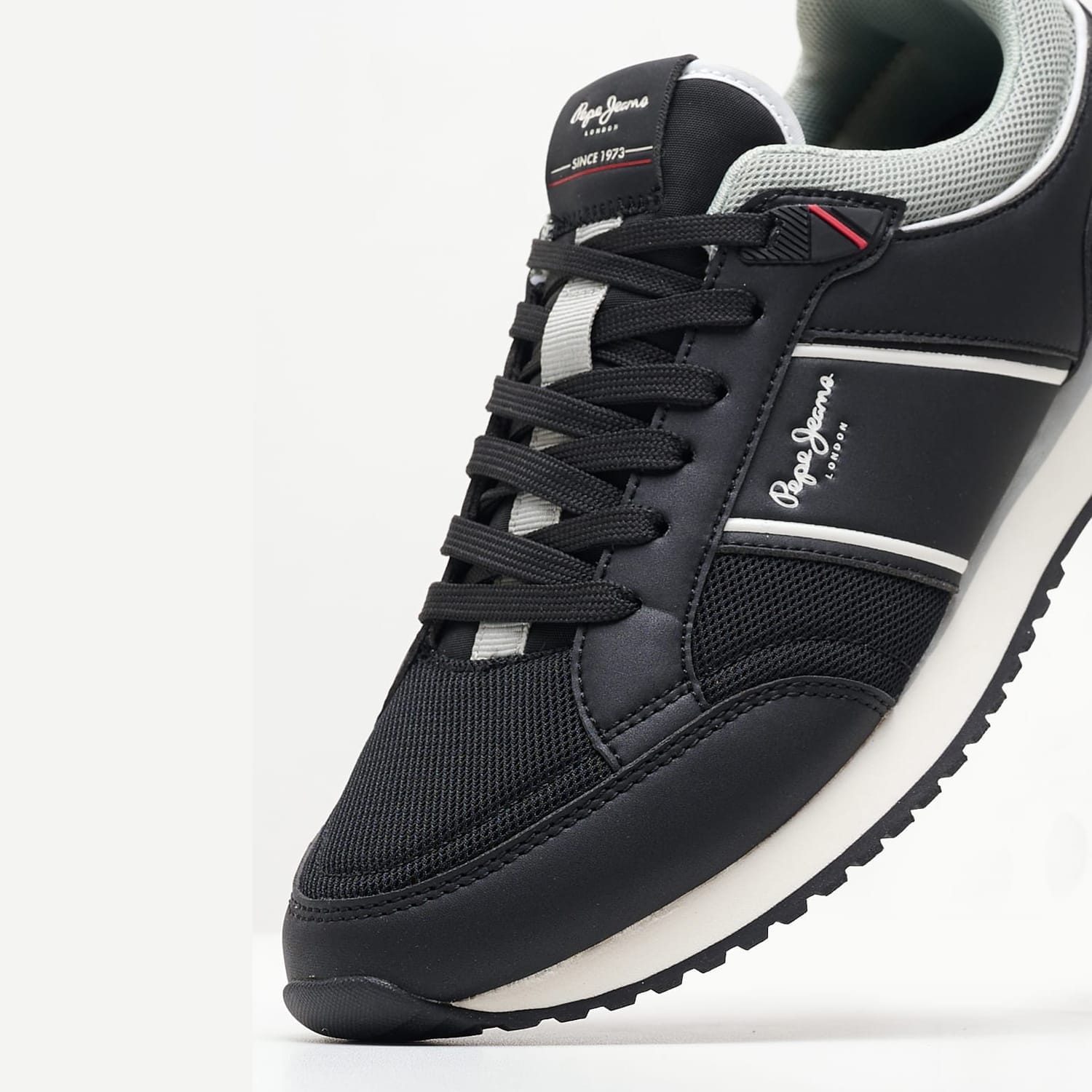 Ανδρικά Παπούτσια Casual Dublin.Brand Μαύρο ECOleather Pepe Jeans