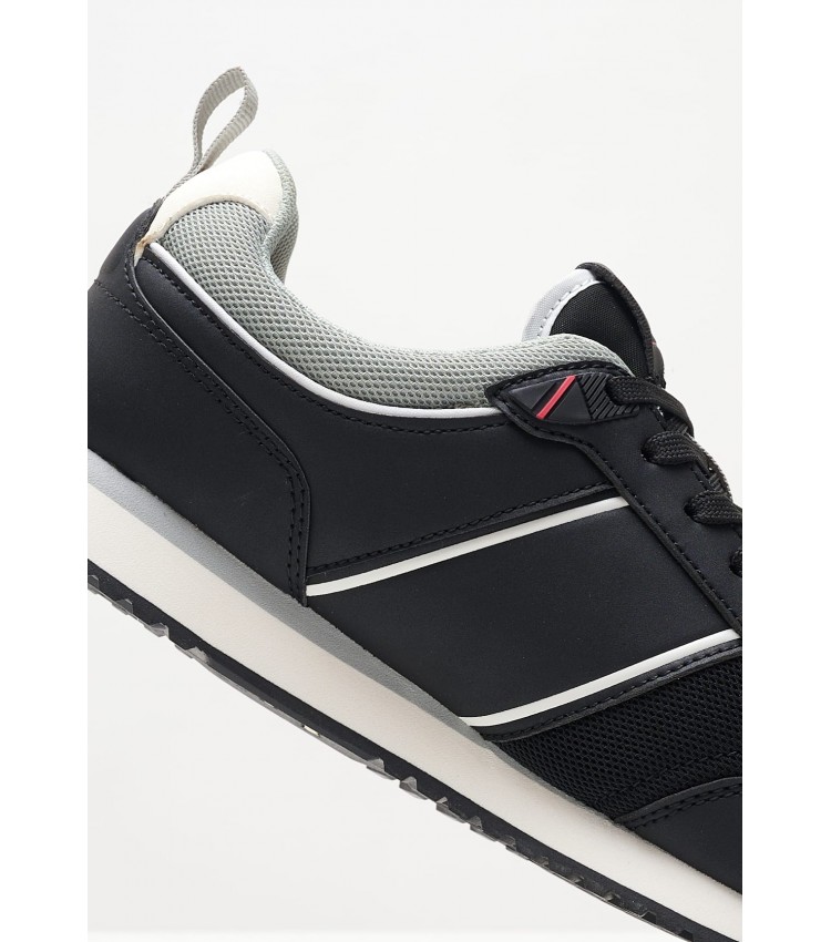 Men Casual Shoes Dublin.Brand Black ECOleather Pepe Jeans