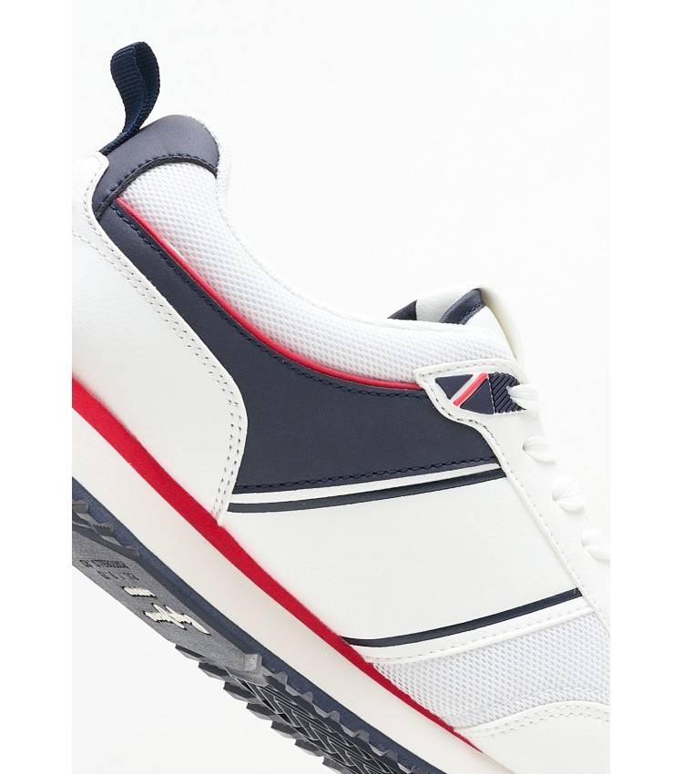 Men Casual Shoes Dublin.Brand White ECOleather Pepe Jeans