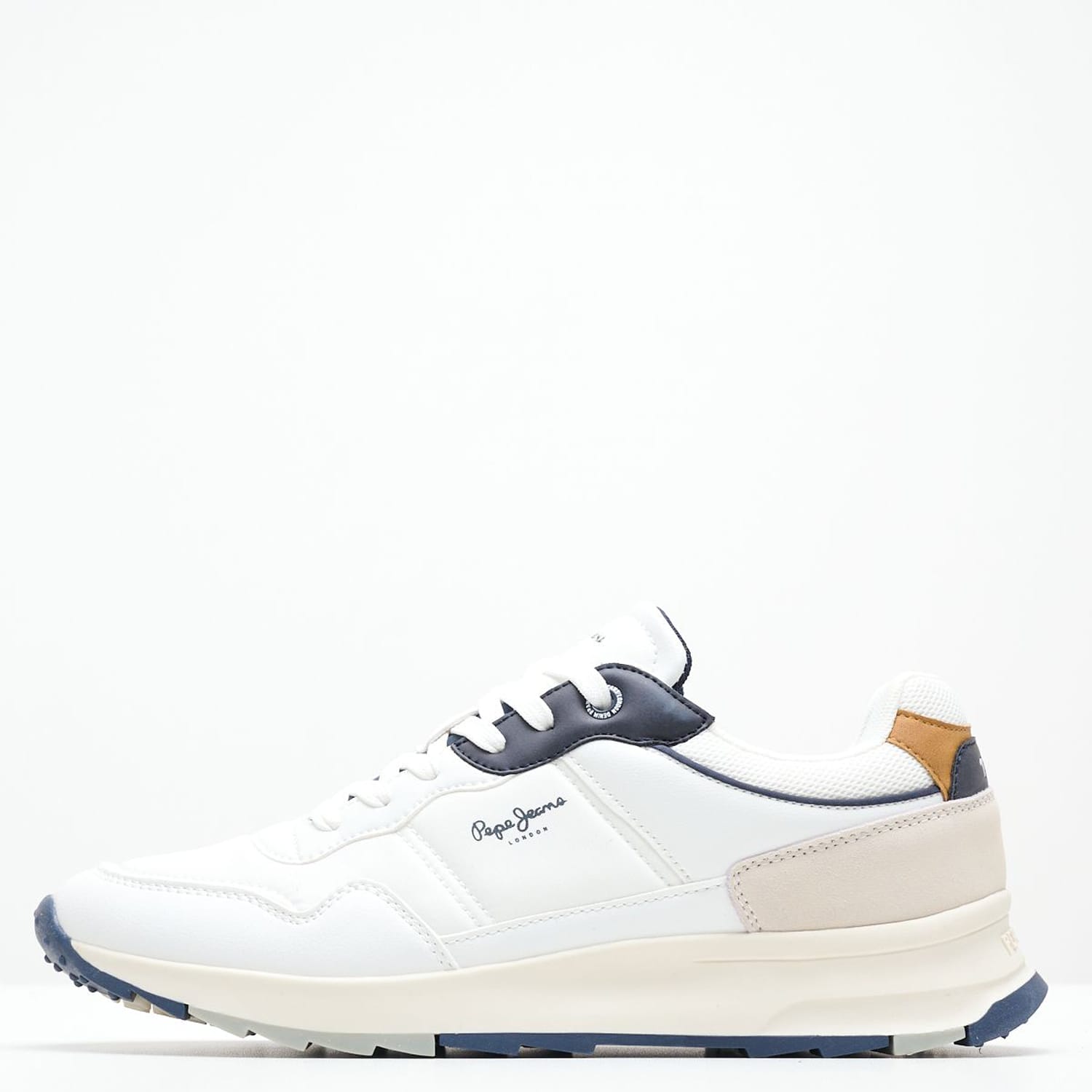Men Casual Shoes Joy.Tour White ECOleather Pepe Jeans