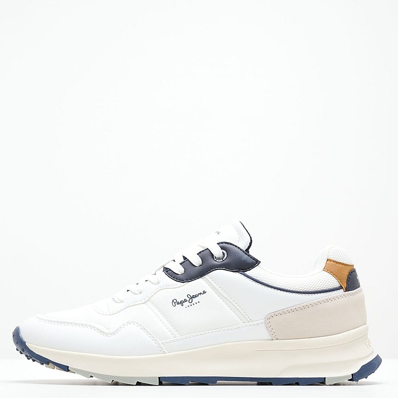 Ανδρικά Παπούτσια Casual Joy.Tour Άσπρο ECOleather Pepe Jeans