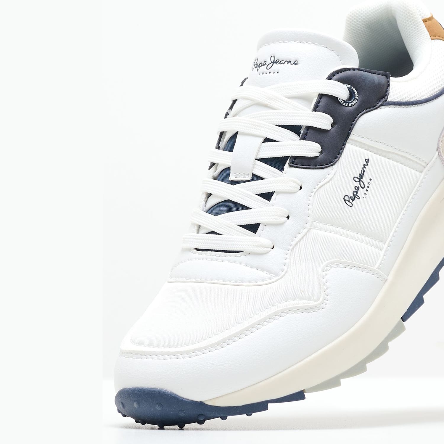 Men Casual Shoes Joy.Tour White ECOleather Pepe Jeans