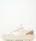 Women Casual Shoes Kore.Sun Beige Leather Pepe Jeans