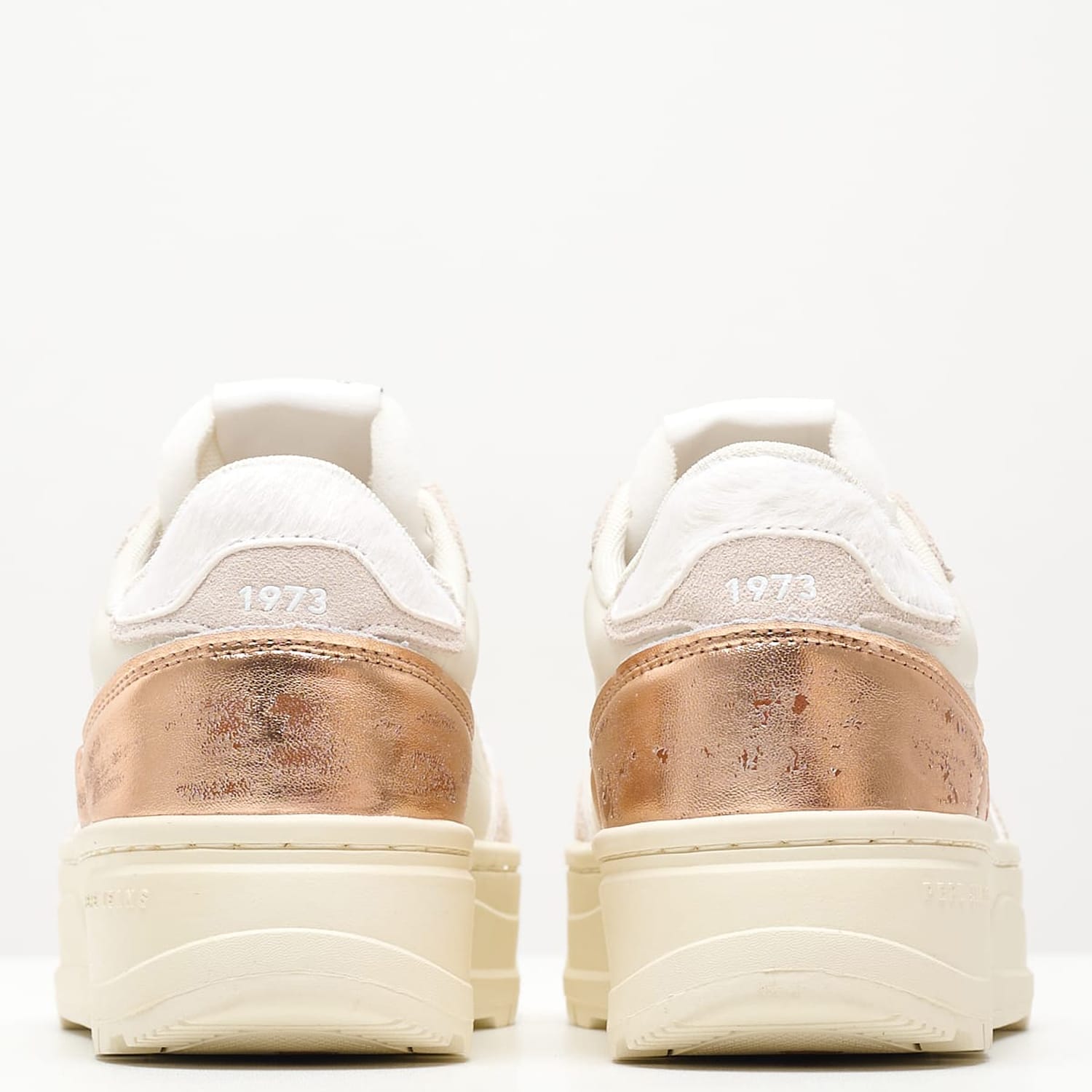 Γυναικεία Παπούτσια Casual Kore.Sun Μπεζ Δέρμα Pepe Jeans